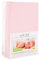 Julius Zöllner Jersey Spannbetttuch Doppelpack für das Kinderbett, Gr. 60x120 / 70x140, rosa & weiß