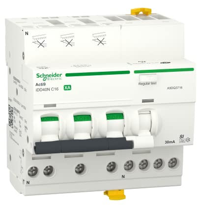 Schneider Electric - ACTI9 iDD40N XA - disjoncteur différentiel auto - 3P+N C 16A 10kA 30mA type A SI - A9DQ3716