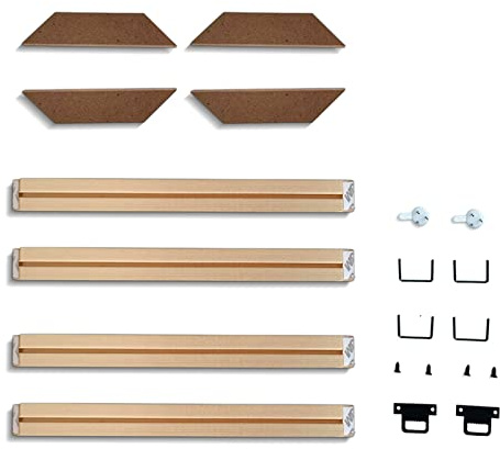 hifrom träram duk kilram träremsor kit affischram trä bildlist träkilram målning träbildram för oljemålning konst, gör-det-själv-väggfotoramar, heminredning