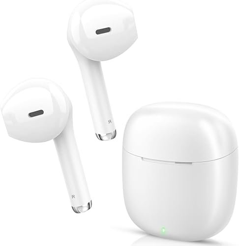Bluetooth Kopfhörer, In Ear Kopfhörer Kabellos Bluetooth 5.3 mit Noise Cancelling Mic, 46H HiFi Stereo Tiefer Bass Ohrhörer, IP7 Wasserdicht Touch Control Wireless Earbuds for iPhone/Android/Samsung