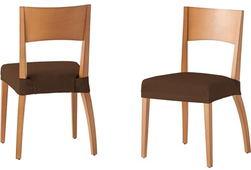 ECOMMERC3 | Pack 6 Fundas Silla Asiento Antideslizantes - Fundas Silla Asiento Acolchadas y Ajustables 100% Made in Spain Elásticas y Muy Suaves