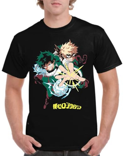 the Fan Tee Camiseta de Adulto de Hombre Dibujos Animados My Hero Academia Deku Plus Ultra Boku no Hero 026 S