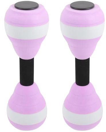 Didiseaon Water Dumbbells for Water Aerobics: 2pcs Aqua Dumbbells Swimming Weights Pool Exercise Foam Aqua Aerobics Weights for Pool Exercise Adults Equipment