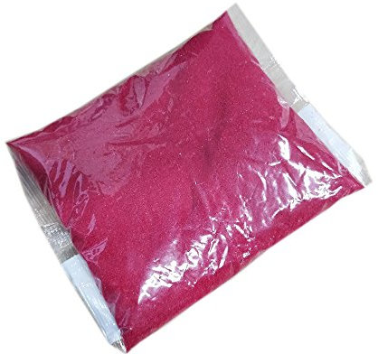 Zelda Bomboniere 1 kg Sabbia Decorativa Sottile mm 0,4-0,7 (Rosso Amore)