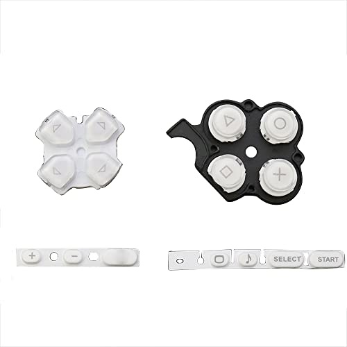 OSTENT Jeu de Boutons et Clavier de Réparation pour Console Sony PSP 3000 Series - Couleur Blanc