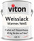 VITON Weisslack - 10 Kg - RAL 9010 Reinweiss (Warmes Weiss) - Seidenmatt - 3in1 Premium Lack - Hohe Beständigkeit & Deckkraft - Alle Oberflächen - HAE 30