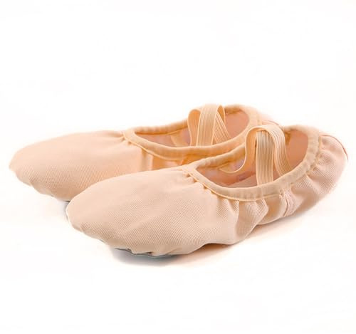 Rosefinch Scarpe da Danza Classica Tela Scarpette Ballo Scarpe da Ballerina Ginnastica Ballo Pantofole per Bambina Ragazze e Donna