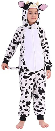 Sincere Party Fleece Combination for Kids Unisex Animal Costume