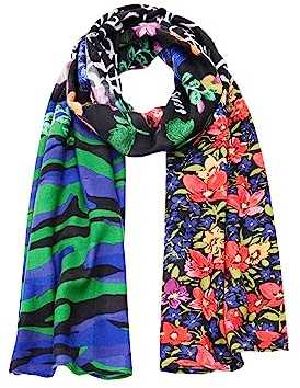 Desigual SCARF_HIGH FLOWERS, 6007 BEIGE SAFARI, U