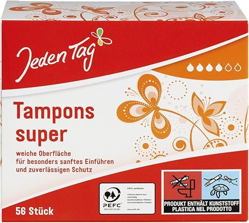 Jeden Tag Tampons, 56 Stück