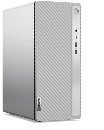 Lenovo IdeaCentre 3 Gen 8 - Desktop (Processore Intel Core i5-13400, 512GB SSD, RAM 2x4GB, WiFi 6, Windows 11 Home) Tastiera e Mouse USB (Black) - Cloud Grey, 8 GB, 512 GB