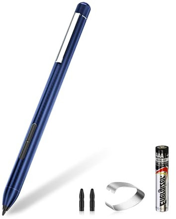 ANYQOO MPP Stylus Pen 1.51 mit 1024 Druckempfindlichkeit, Palm Rejection, AAAA-Batterie, Lange Akkulaufzeit, kompatibel mit Microsoft Surface und einigen Asus, Dell, HP, 2 austauschbare Spitze