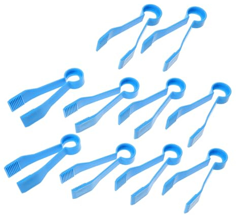 Toddmomy Pinzas para Niños de Plástico, 10 Piezas para Atrapar Insectos, Actividades al Aire Libre y Desarrollo de Motricidad Fina en Juegos Sensoriales