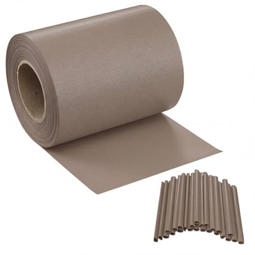 Striscia Banda Frangivista Fasce PVC Rotolo Schermo Privacy Recinzione Balcone Cancello Tortora