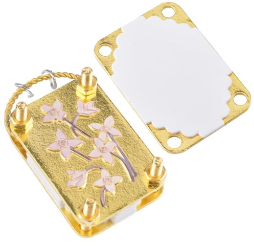 WANDIC Mini Bluet Flower Press,Metal Pocket Flower Press DIY Flower Pressing Kit for Arts and Crafts Lovers Rewards for Plant Lovers