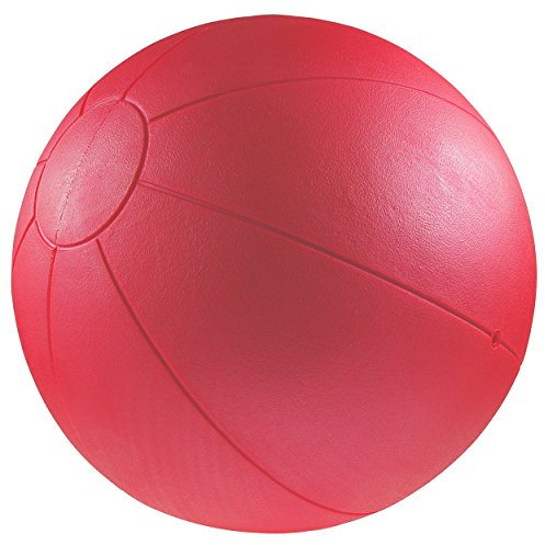 Sport-Tec TOGU Medizinball Fitnessball Gewichtsball Rehaball aus Ruton 34 cm, 5 kg, ROT