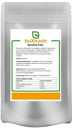 5 kg Spirulina Tabletten | Tabs | Presslinge | 100% rein | Futter | Superfoods | Algen |