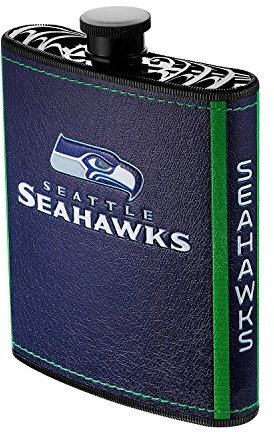 Boelter Brands NFL Seattle Seahawks Flachmann, Kunststoff, 200 ml