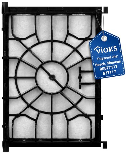 Motorskyddsfilter filter ersättning för Siemens Bosch 00577117 00577117 dammsugarfilter förmotorfilter 161x113 mm Motorskyddsfilter för VSQ8M1/Q 8.0/Z 7.0 extraklass uvm dammsugare