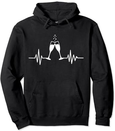 Fréquence des verres à vin mousseux Sweat à Capuche