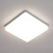 Riserva Lampada da Soffitto LED Quadrata 36W 4050LM, Plafoniera Soffitto IP44 Moderno 4500K per Ufficio, Bagno, Camera da Letto, Cucina, Soggiorno, Balcone, 23CM