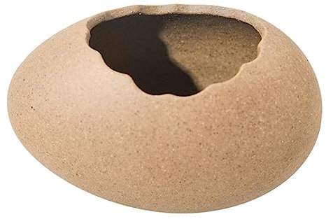 WOFASHPURET 1stk Kleine Eierschalenvase Hydrokulturvase Dekorativer Blumentopf Hydroponischer Blumentopf Eierpflanzer Brennvase Aus Biskuitporzellan Ikebana-vasen Anlage Keramik Kleine Vase