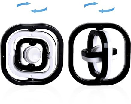 Jouets À Rabat 2 Pièces, Fidget pour Adultes, Spinner Anti-Stress 3D