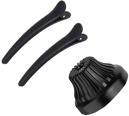 HEEBUKE Thermal Brush, Haarpflege Thermobürste, Multifunktionaler Hairstyler, 40 mm automatischer Lockenstab, 4 in 1 mit Anti-Verbrühungskamm, 3 Temperaturstufen, für verschiedene Haartypen
