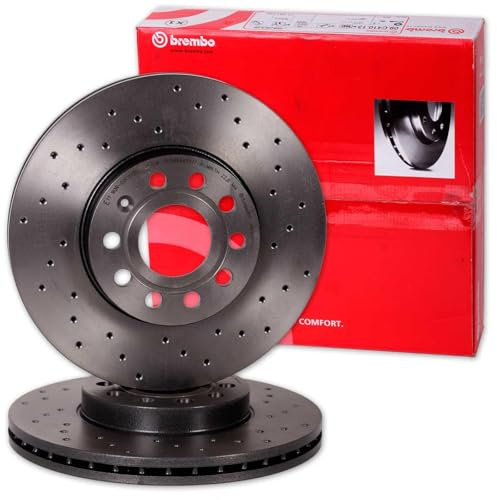 BandelOne enthält Brembo Sport-Bremsscheiben gelocht vorne für Golf 5 6 7 Gti Gtd Octavia Rs