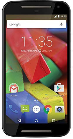 Motorola Moto G XT1072 (2ª Generación) 4G - Smartphone libre Android (pantalla 5, cámara 8 Mp, 8 GB, Quad-Core 1.2 GHz, 1 GB RAM), negro