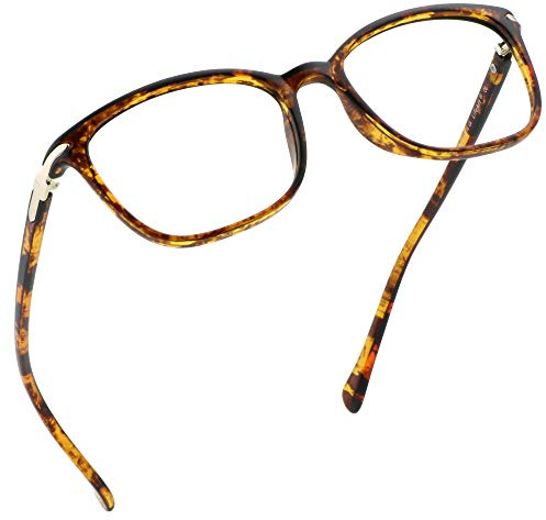 LifeArt Blue Light Blocking Glasses, Anti Eyestrain, Computer Reading Glasses, Gaming Glasses, TV Glasses for Women and Men, Anti Glare (Tortoise, No Magnification)