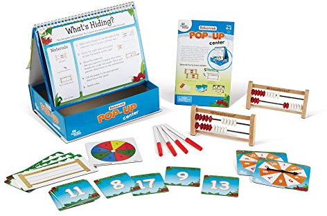 hand2mind Rekenrek Pop-Up Learning Activity Center, Math Games for Kids, Abacus for Kids Math, Math Manipulatives, Montessori Materials for Preschool, Kindergarten Homeschool Supplies