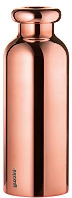 Guzzini - On The Go, ENERGY, Bottiglia Termica da Viaggio - Oro Rosa, Ø 7.3 x h21.2 cm | 500 cc - 116700101