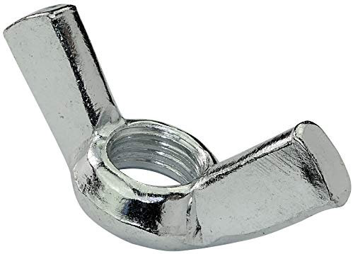 AERZETIX - C45461 - Satz mit 5 - Flügel/Flügelmuttern - Schmetterlingsmuttern - verzinkter Stahl - Metrisches Innengewinde M16 - DIY - Farbe Silber