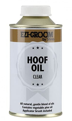Shires EZI-GROOM Hoof Oil 500ml - Black or Clear Clear