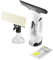 Kärcher Window Vac WV 2 Plus, Battery Running Time: 35 min, LED Display for Battery Status, Suction Nozzle: 280 mm, Spray Bottle with Microfibre Cloth, 20 ml Window Cleaner Concentrate