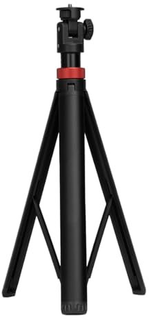 REFLEX CAMERA 76 Extendable Aluminium Lightweight Tripod Stand up to 190cm in Height, Lightweight & Portable with 1/4 Screw Thread 180° Rotation, Compatible with DSLR Camera, Lights & Smartphones
