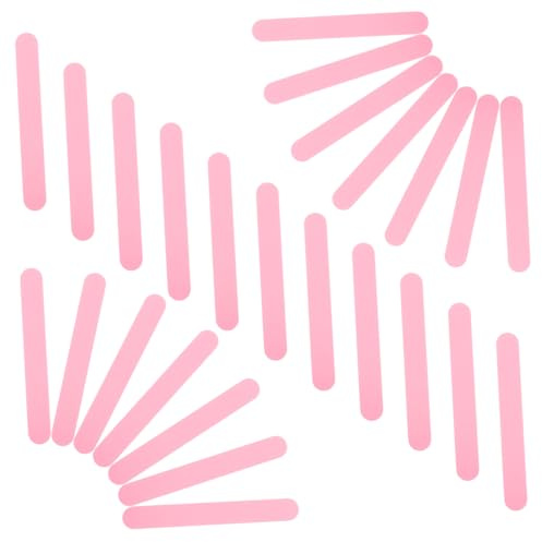 OATIPHO Linguales Clínicos De Plástico 25 Unidades Palitos Bucales Rosa Espátulas Raspadoras Uso Médico Cuidado Bucal Versátiles Para Mezcla y Remoción Clínica y Artesanal