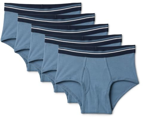 Amazon Essentials Men's Cotton Breathable Tag-Free Brief Pants