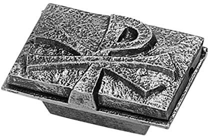 Weihwasserbecken Olching Aluminium pat., Höhe 4,0 cm