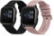 kwmobile 2X Sportarmband kompatibel mit Garmin Venu Sq Music/Sq Armband - Fitnesstracker Band Set aus TPU Silikon