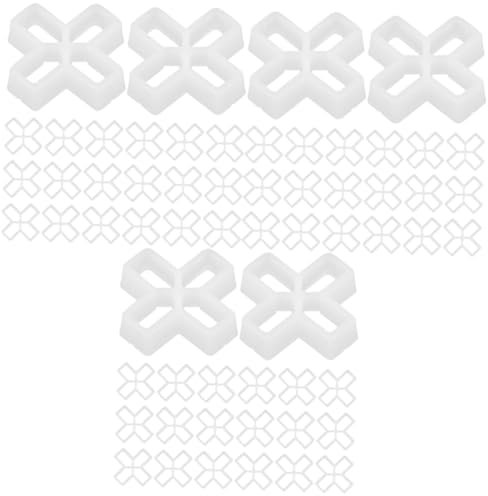 UPKOCH 300pcs Tile Spacer Clips for Precise Tile Positioning Grout Leveling Spacers for Professional and Installation Reduces Movement and Increases Efficiency