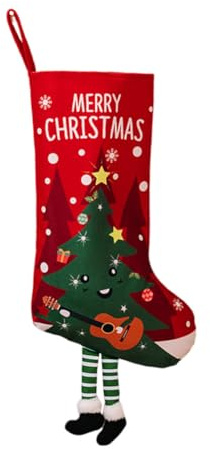 Katutude Calcetines de Navidad Calcetines de Navidad Calcetines colgantes de Navidad Calcetines de Navidad Bolsas Regalos Adorno de Botas de Navidad Calcetines de Navidad Decoración de chimenea Árbol