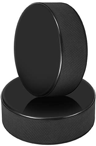 SUNGOOYUE Puck Hockey sur Glace, planéité et dureté Remarquables, Rondelles de Hockey Noir, Rondelles de Hockey Officielles pour Pratiquer et Entraîner Classique, Pucks de Hockey sur Glace