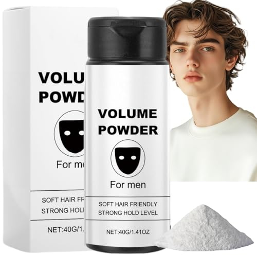 Hair Styling Texturising Powder,Volume Powder for Men,Hair Texture Pow/der,Volumizing Pow/der for H/air,Light Control Natural Matte Look,Ha/ir Styling Products Men,Long-Lasting Hold and Easy to Apply