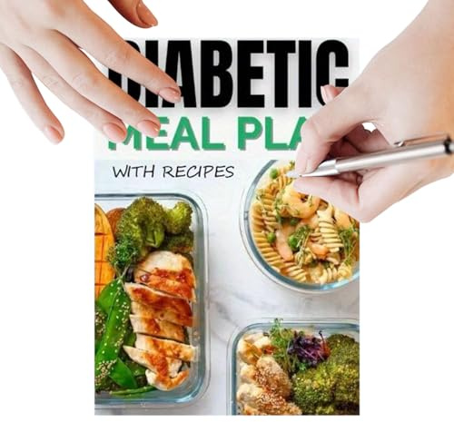 Matdiagram med låg sockerhalt - matkost kokbok, hälsosam måltidsplaneringsguide | Glykemiskt indexdiagram för typ 2, prediabetisk näringsspårning, mellanmål shopping logg middag kök journal wellness