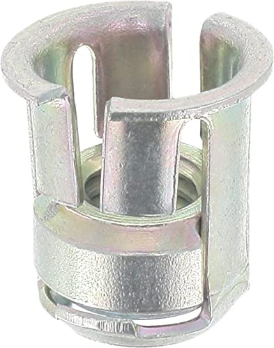 Écrou Cage Métal en Sachet pour Véhicules Renault/PSA, M6-1.00, Lot de 20, Argent