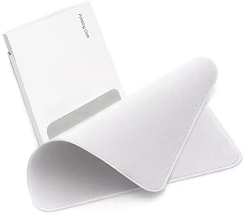 Inscool 2 Pack Polishing Cloth for Apple, Microfiber Cleaning Cloth, Soft and Nonabrasive Material Compatible with Mac and Other Smart Devices Screen
