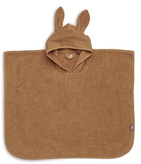 Jollein Poncho da bagno, 65 x 62 cm, asciugamano con cappuccio, Caramel | 533-550-00092
