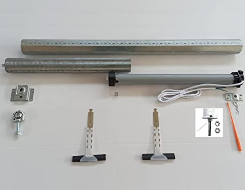 Kit Tapparelle Elettriche 30 Nm 60 kg Varie Misure Disponibili RULLO e STAFFA REGOLABILE Motore per tapparelle Completo di Accessori (da 190 cm a 225 cm)